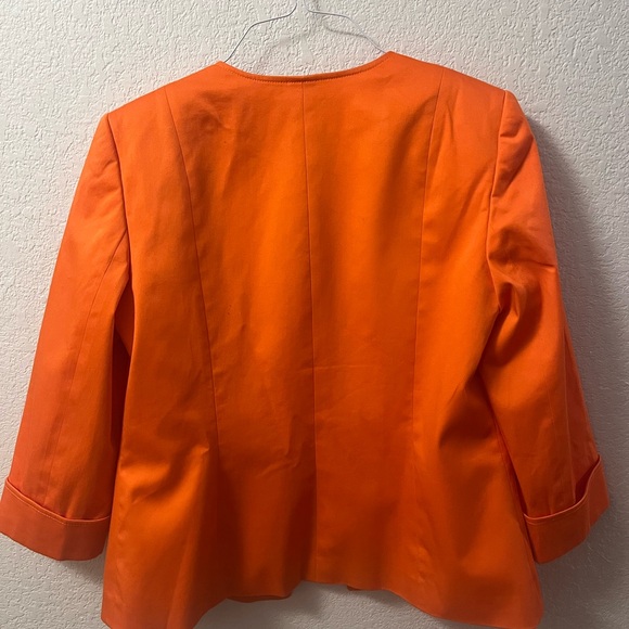 Preston & York Vibrant Orange Blazer - Picture 4 of 7